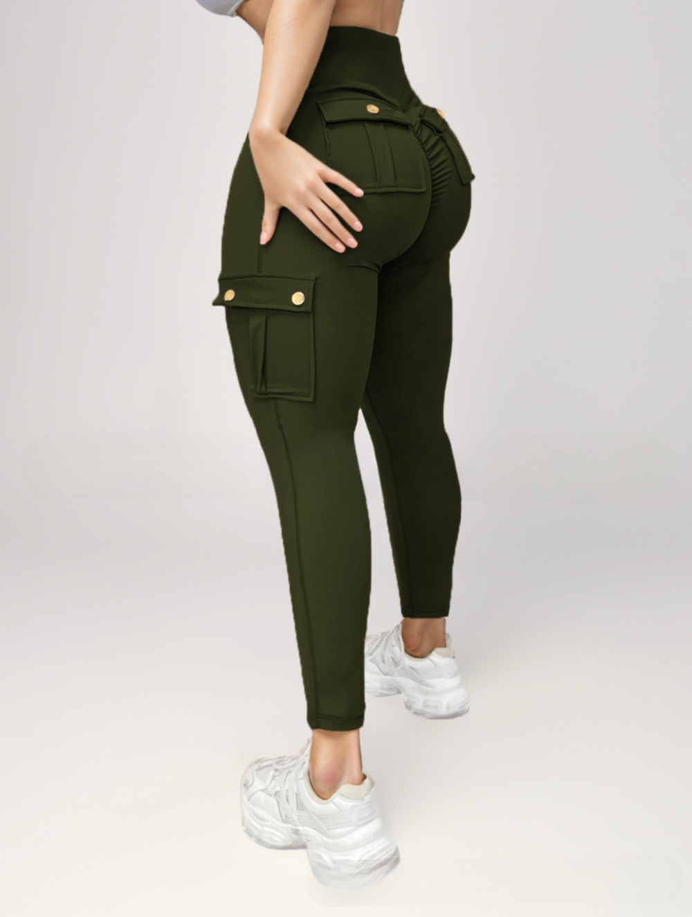 Pantalon Femme Haut de Gamme avec Poches et Coupe Détendue