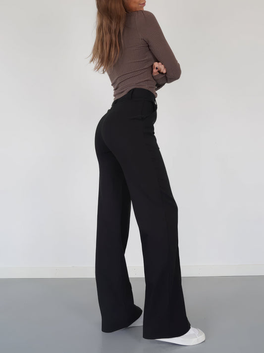 Pantalons Évasés Tendance pour Femmes pour un Look Décontracté - BlxckFR
