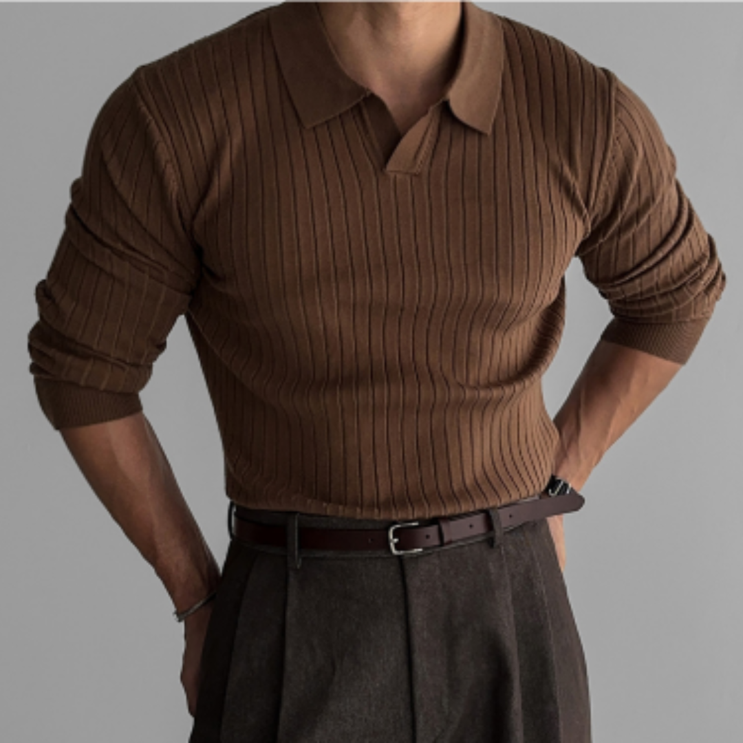 Pull Col Montant Chaud Homme