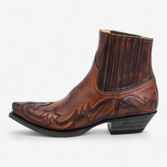 Bottines cowboy robustes et tendances - LuxeStyle