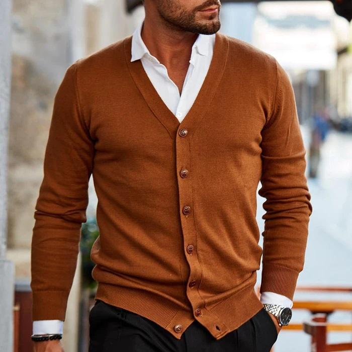 Cardigan Homme Douillet et Confortable