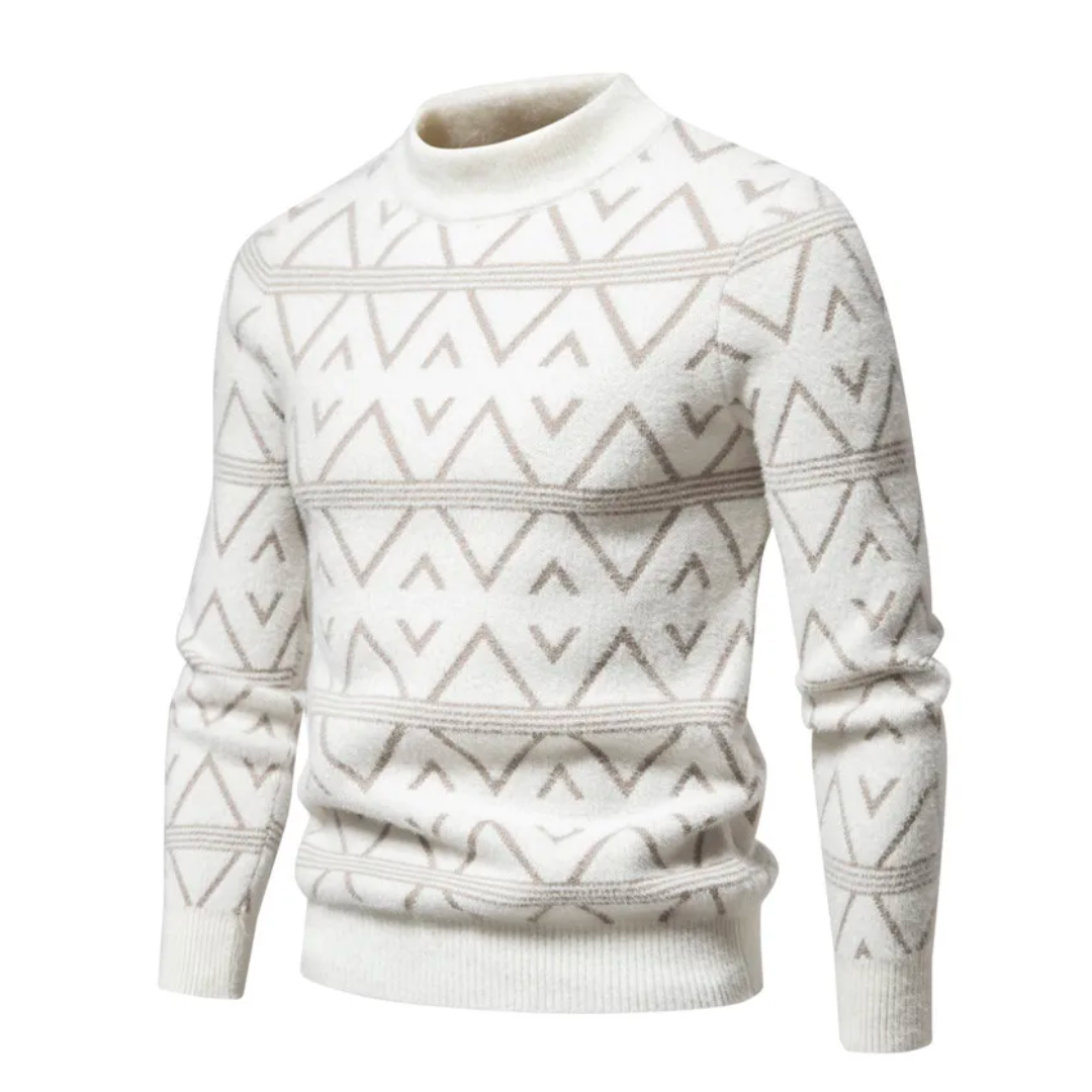 Pull Homme Hiver Imprimé Douillet