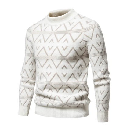 Pull Homme Hiver Imprimé Douillet