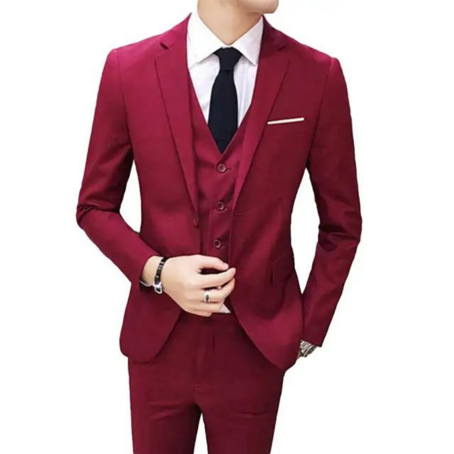 Costume Mariage Élégant 3 Pièces Pour Homme