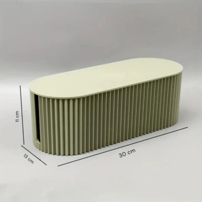 Boîte de rangement de câbles fine et compacte
