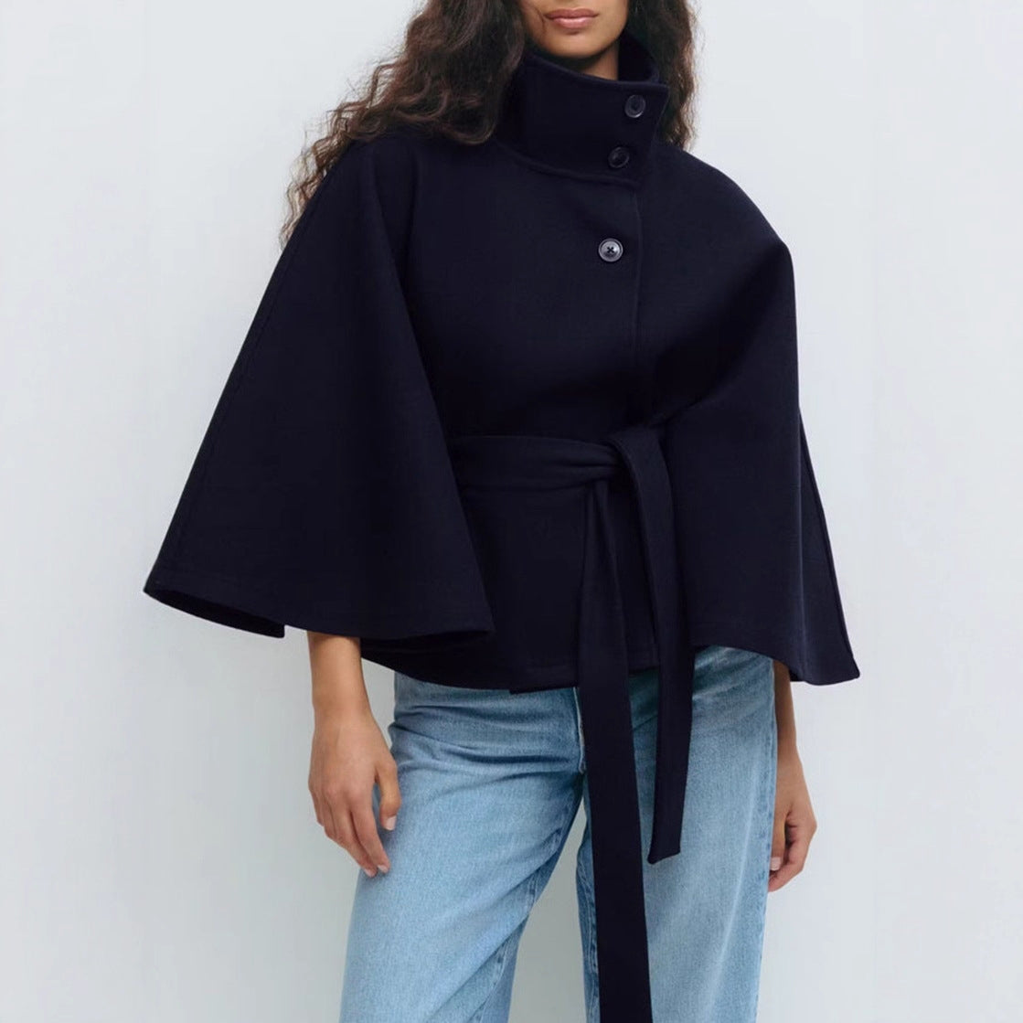 Veste Femme Élégante avec Ceinture pour Toutes Occasions