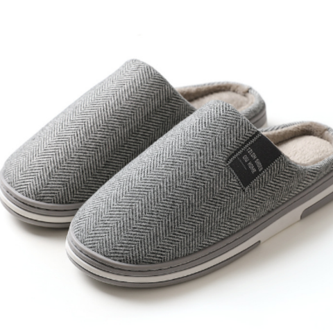 Chaussons Hiver Chauffants Homme Antidérapants