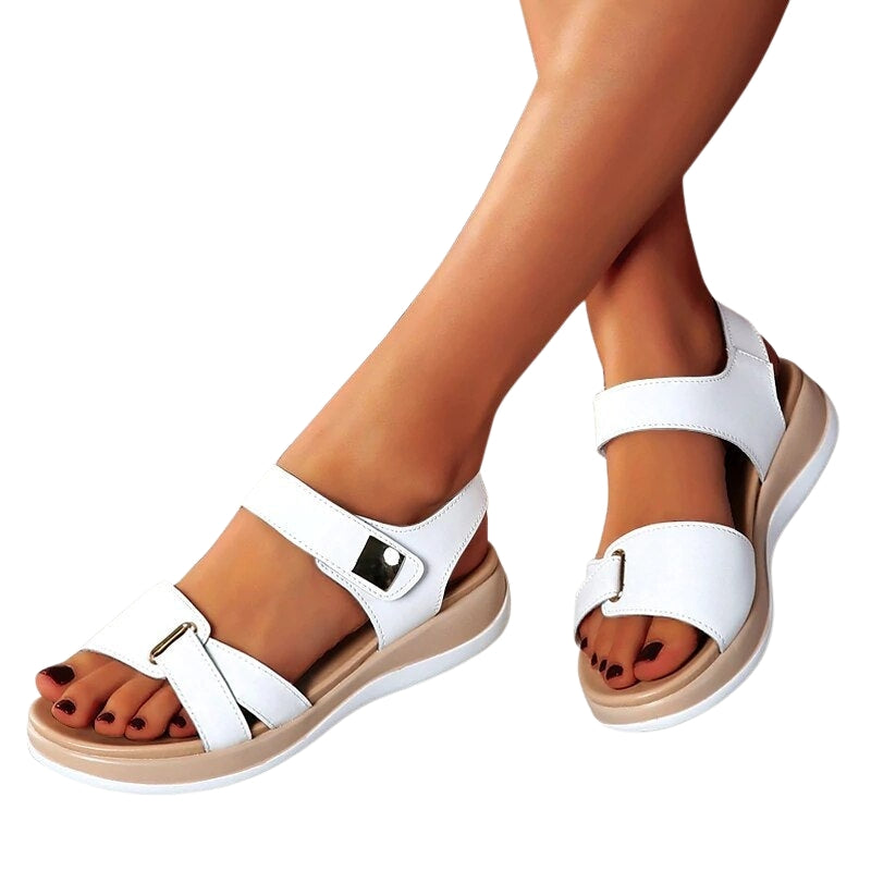 Sandales Plates Formes Hauts Talons