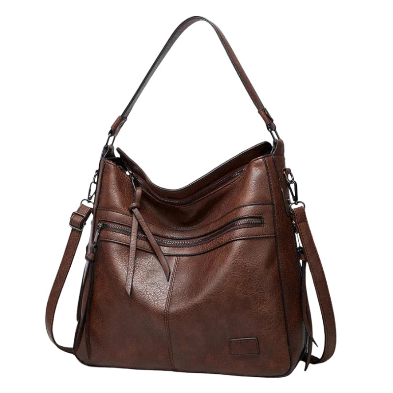 Sac à Main Chic avec Bretelle Ajoutable et Poches Zippées Pratiques - LuxeStyle