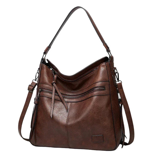 Sac à Main Chic avec Bretelle Ajoutable et Poches Zippées Pratiques - LuxeStyle