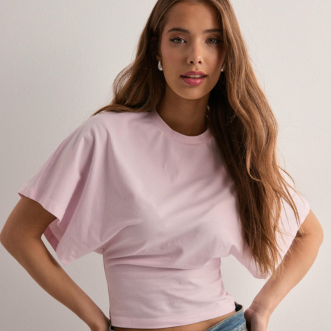 T-shirt décontracté large pour femme | Manches courtes
