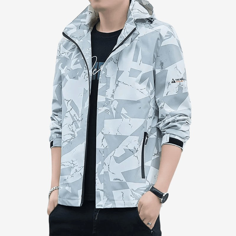 Veste Streetwear à Capuche avec Manches Longues et Poches