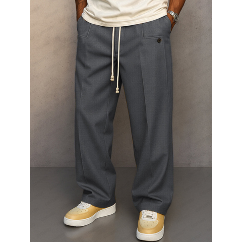 Pantalon décontracté pour homme large