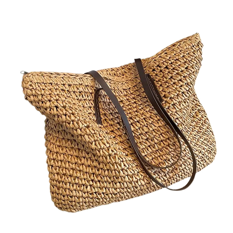 Sac Tressé Grande Capacité avec Sangles Adjustables