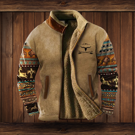 Veste Hivernale Éthique Doublée Polaire Beige - LuxeStyle