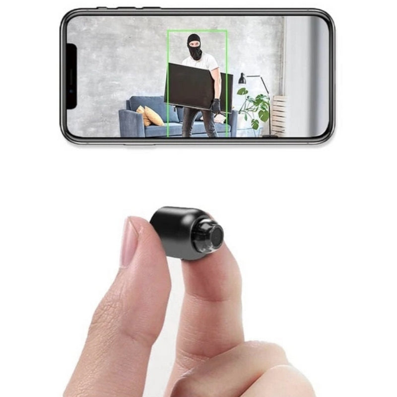 Caméra de Surveillance Wi-Fi Compacte avec Alertes Instantanées et Vision Nocturne - LuxeStyle