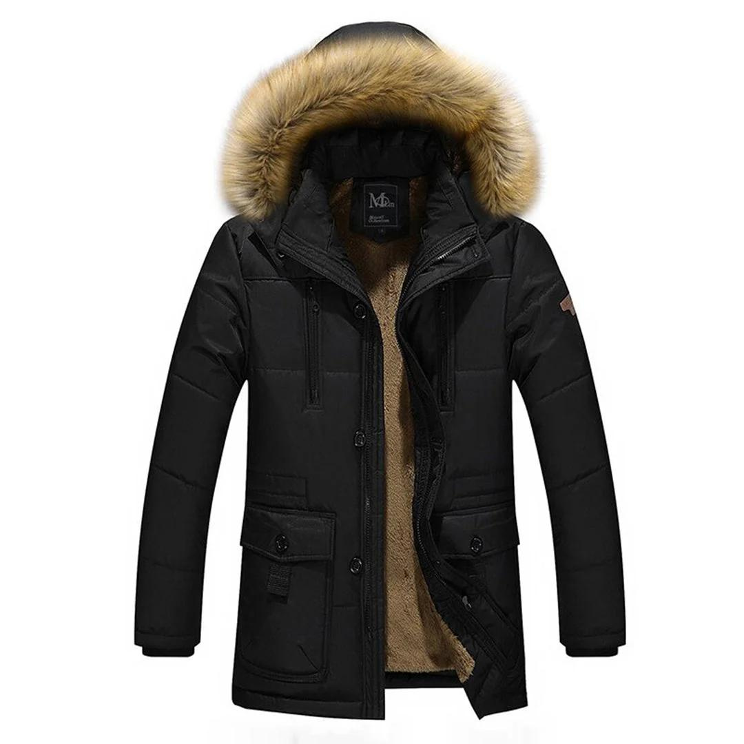 Parka Hiver Homme avec Capuche Amovible