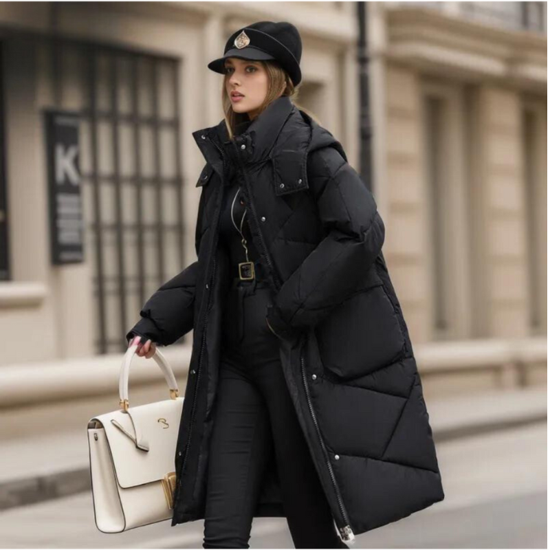 Veste Longue Femme Hiver Douillette