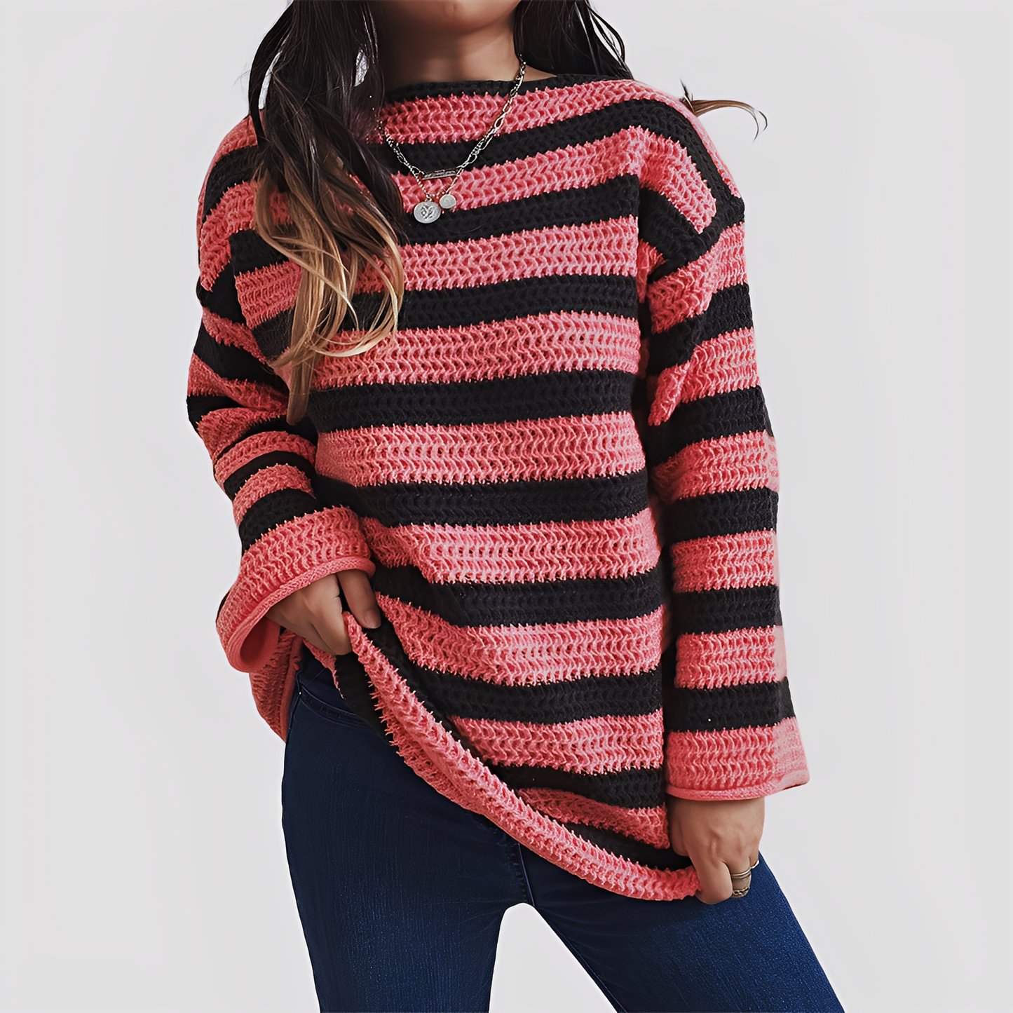 Pull Femme Confortable et Détendu pour Tous les Jours