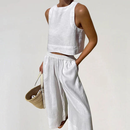 Tenue Été Femme Blanche Décontractée