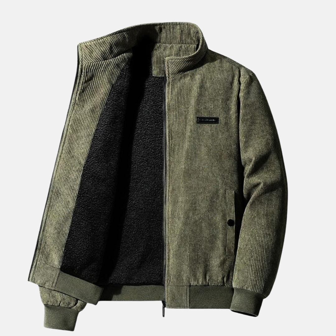 Veste Velours Douce Éclair Polaire