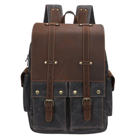Sac à Dos Spacieux avec Poches Fermées et Bretelles Adjustables - LuxeStyle