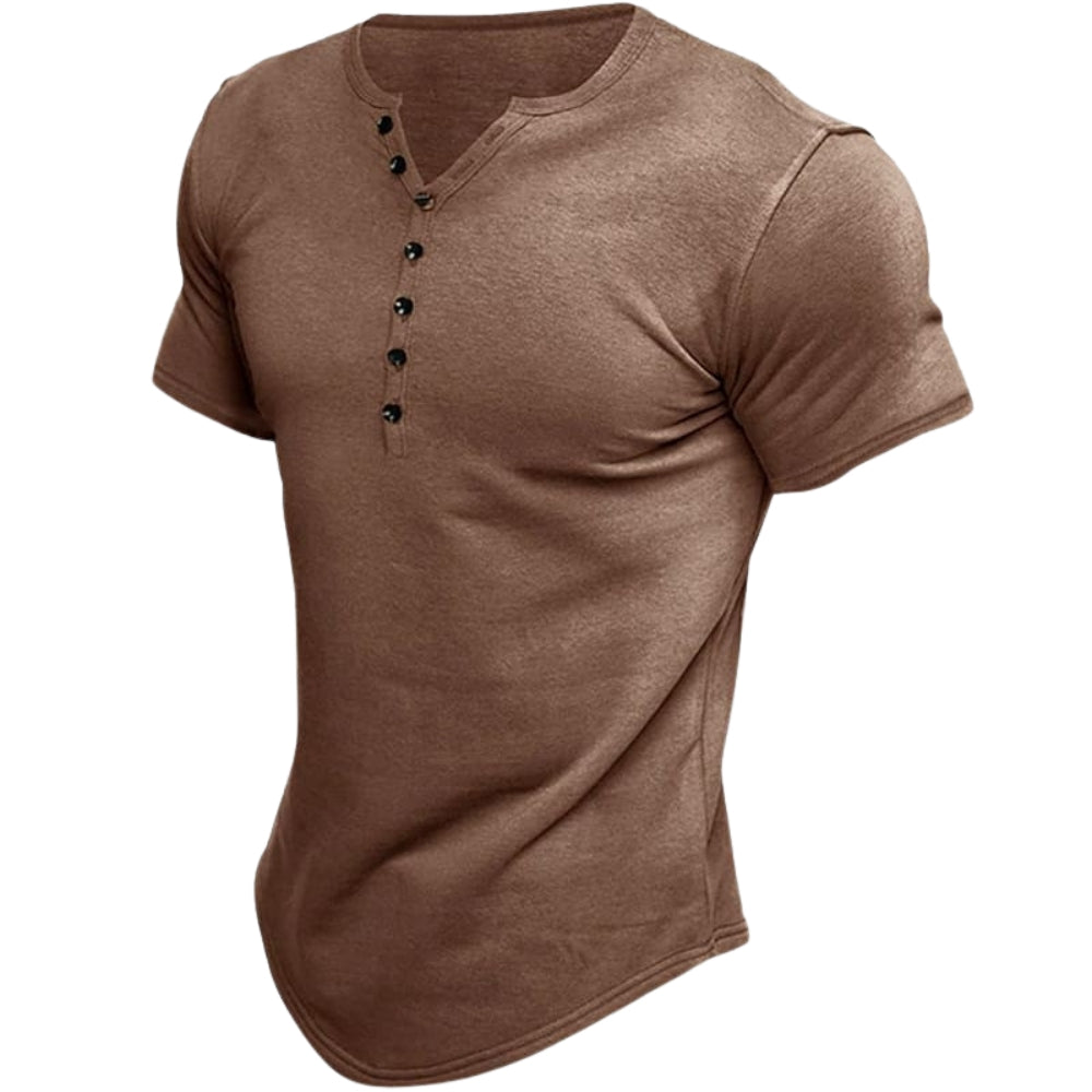 Chemise Homme Décontractée Col Rond