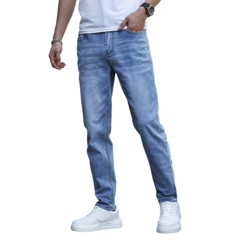 Jean décontracté pour homme Élastique