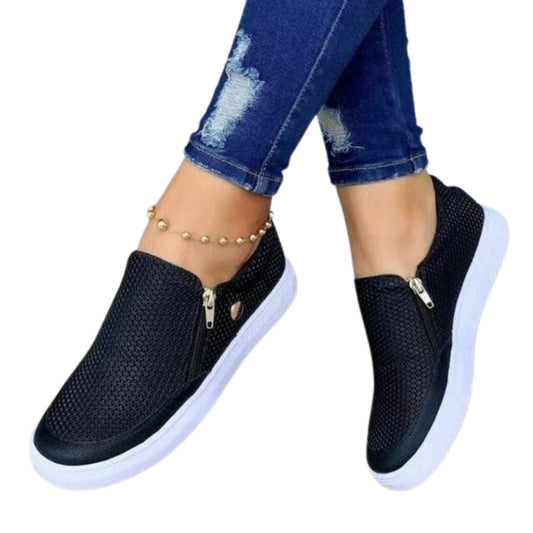 Aenne – Chaussures décontractées à bout arrondi et semelle fine - LuxeStyle
