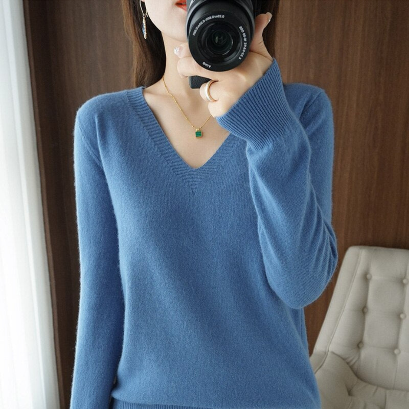 Pull Chic Femme Élégant