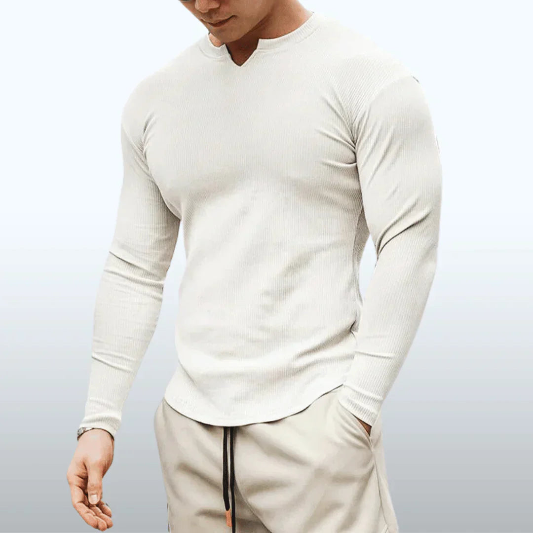 Chemise Homme Manches Longues Élégante Quotidienne - LuxeStyle