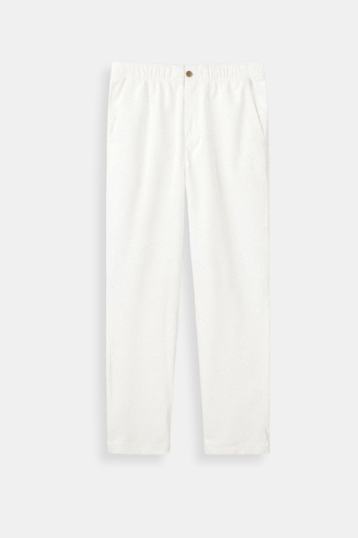 Pantalon Homme Confortable Élastique Fermeture Bouton