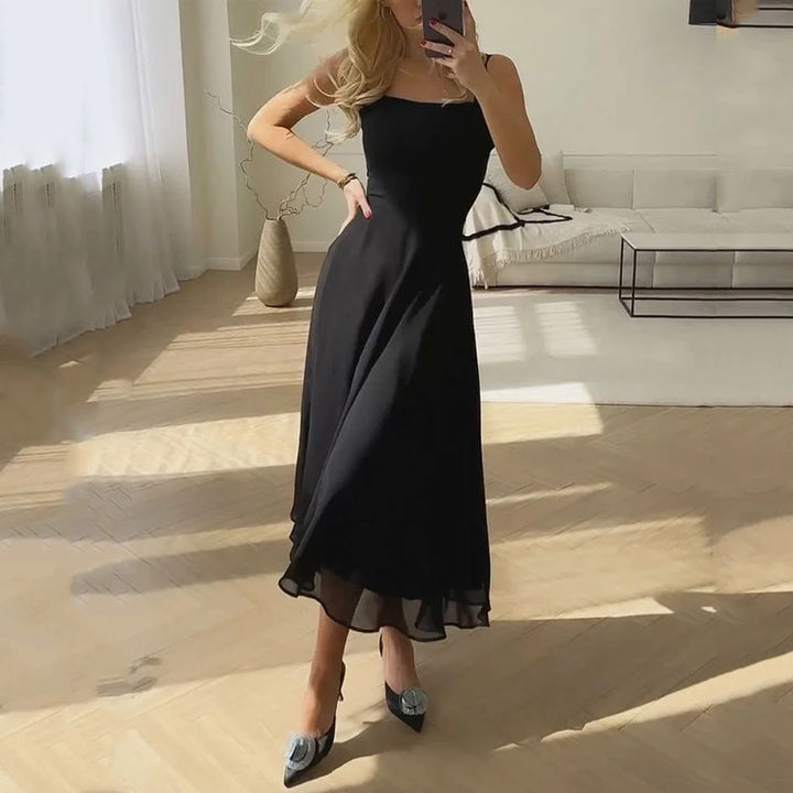 Robe Été Blanc Décolleté pour Femme