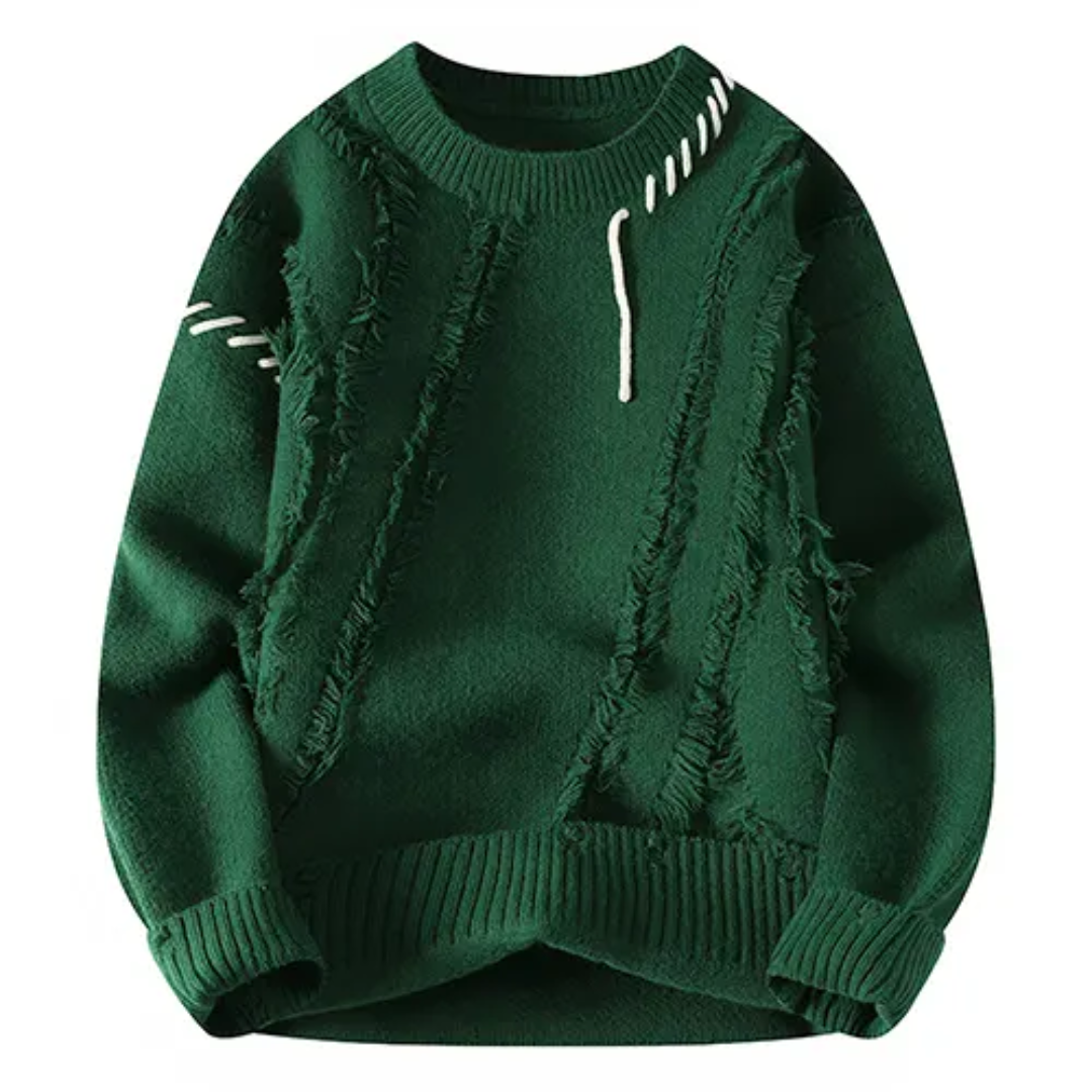 Chandail Hiver Patchwork Stylish Homme