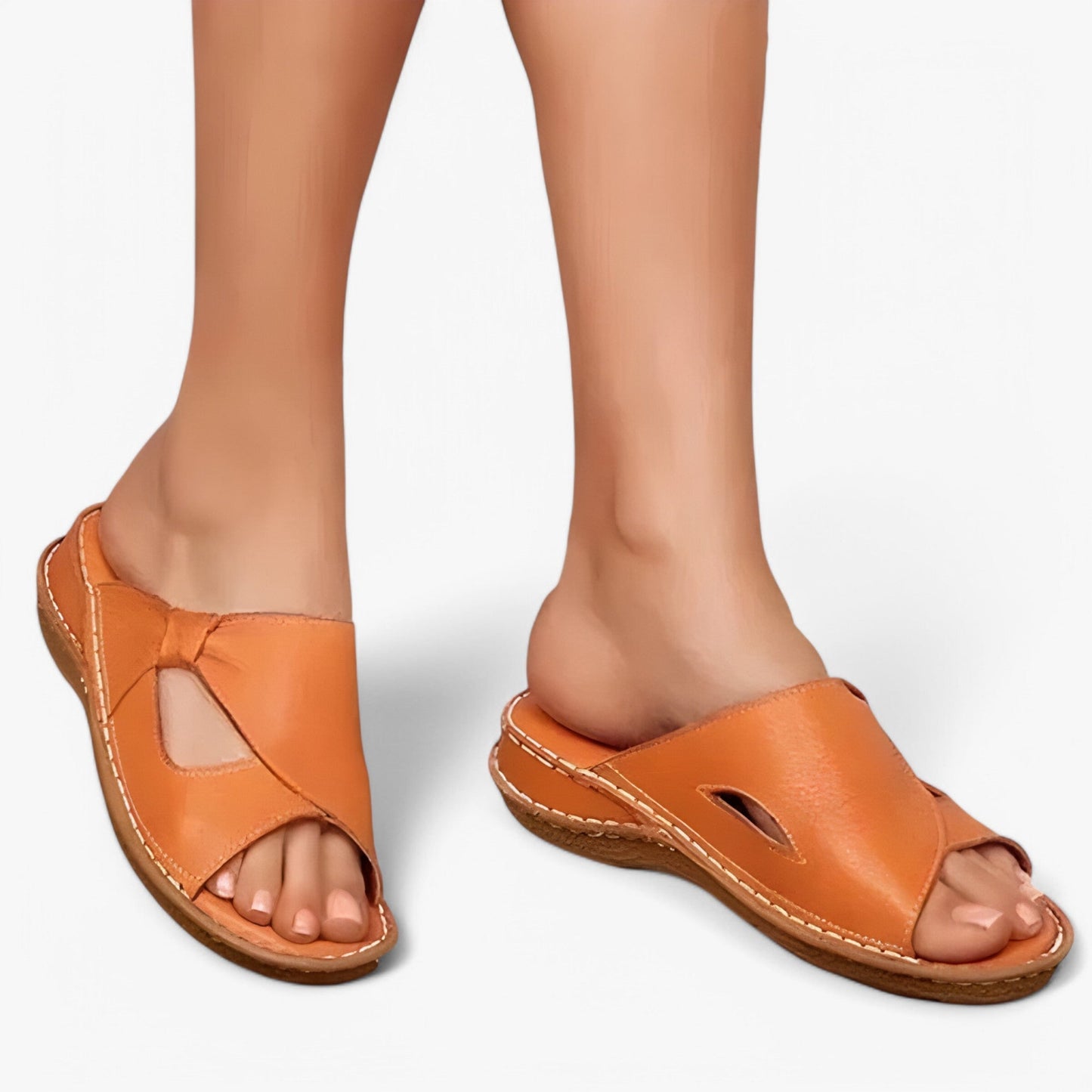 Sandales Mode à Semelle Confort et Détails Brodés - LuxeStyle