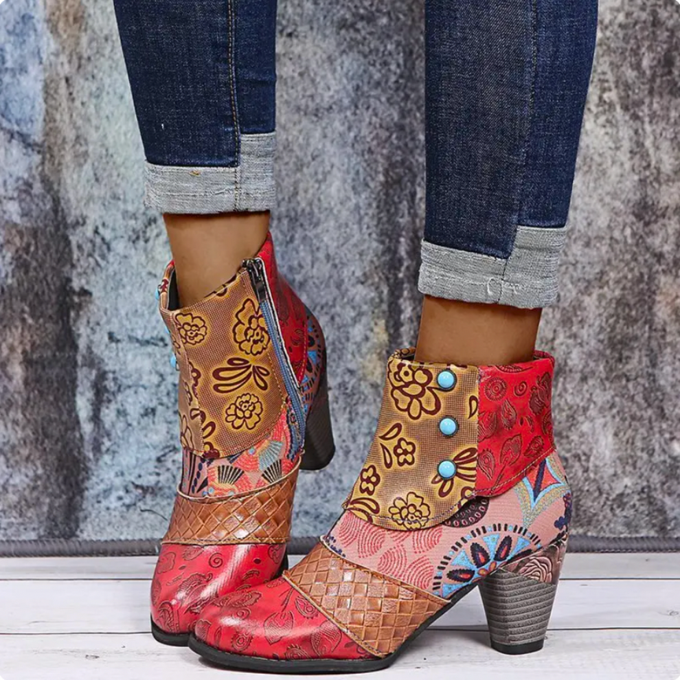 Bottes Chic Hauts Talons Étanches à Fermeture Éclair - LuxeStyle