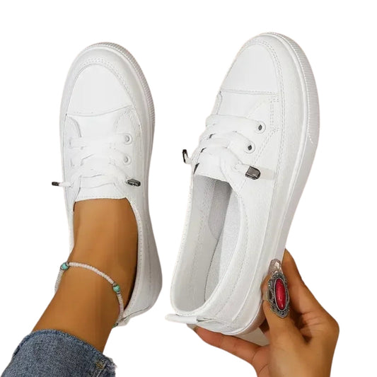 Chaussures Femmes à Bout Rond et Semelle Plate - LuxeStyle