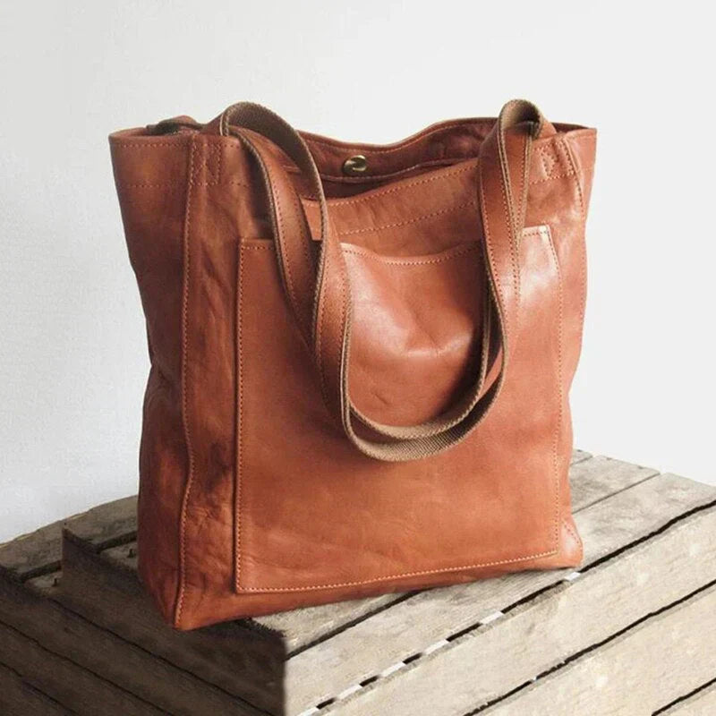 Sac à Main Chic Femme en Cuir Synthétique avec Compartiments Pratiques - LuxeStyle