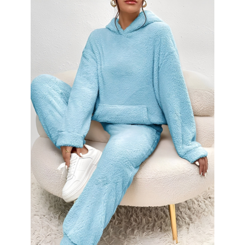 Ensemble décontracté femme à capuche casual