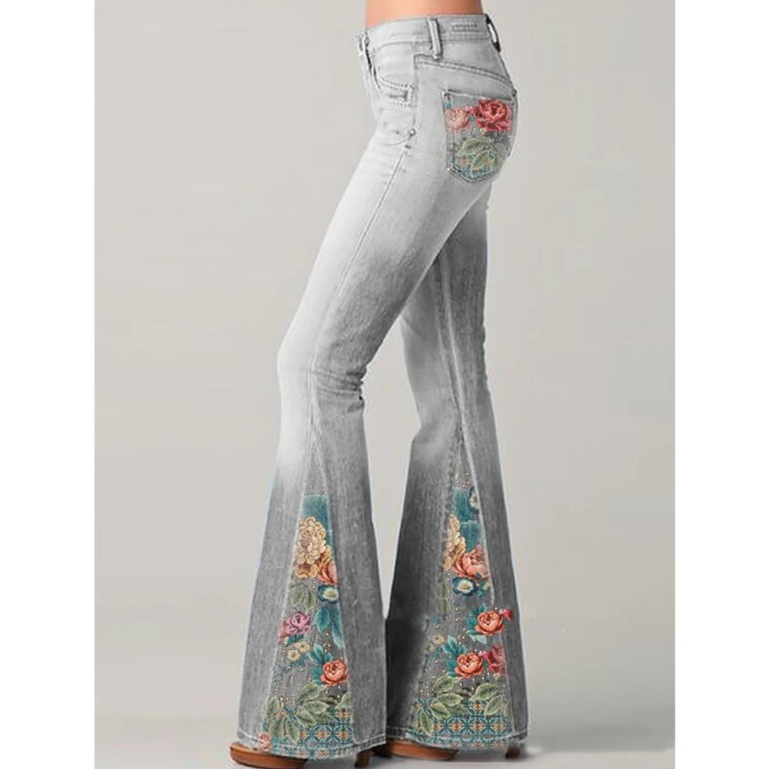 Margo | Jeans À Jambes Élargies Pour Femmes | Élégant