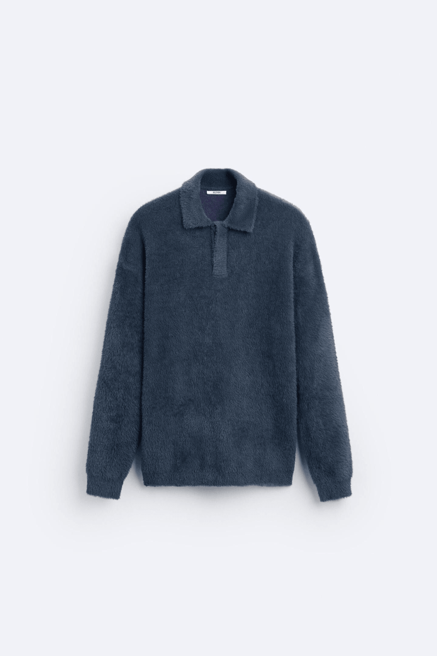 Polo Homme Élégant à Col Montant et Texture Souple - LuxeStyle