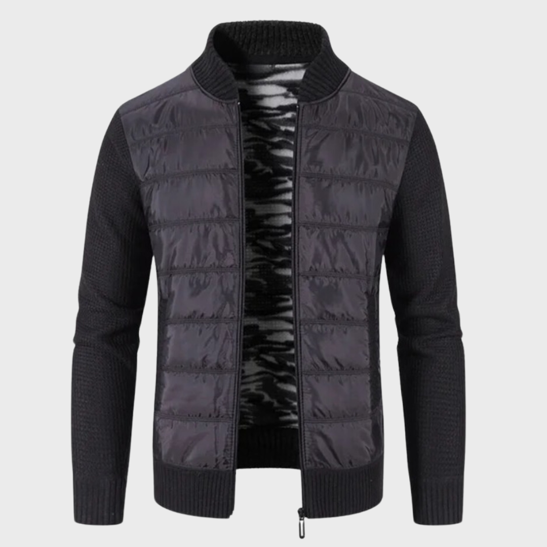Veste Étanche avec Capuchon et Fermeture Éclair pour Homme