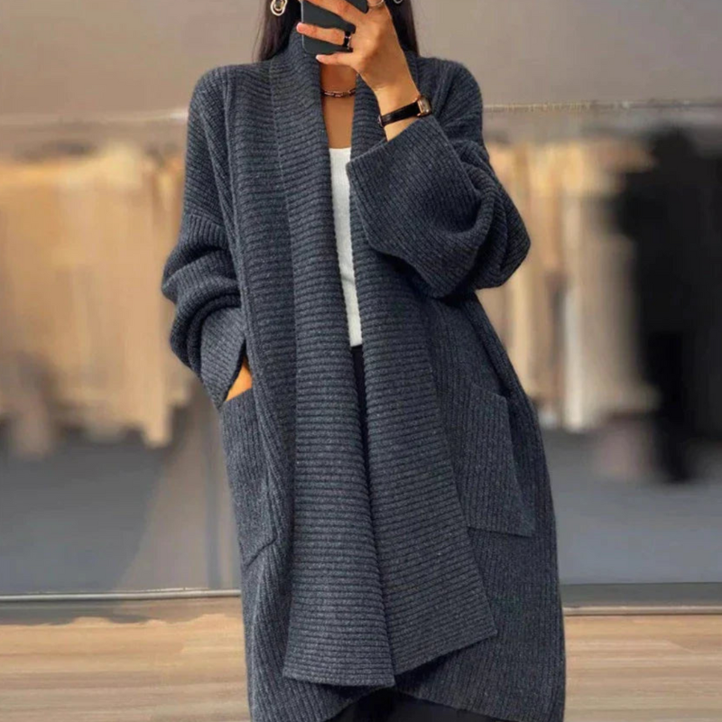 Cardigan Femme Long Élégant et Douillet