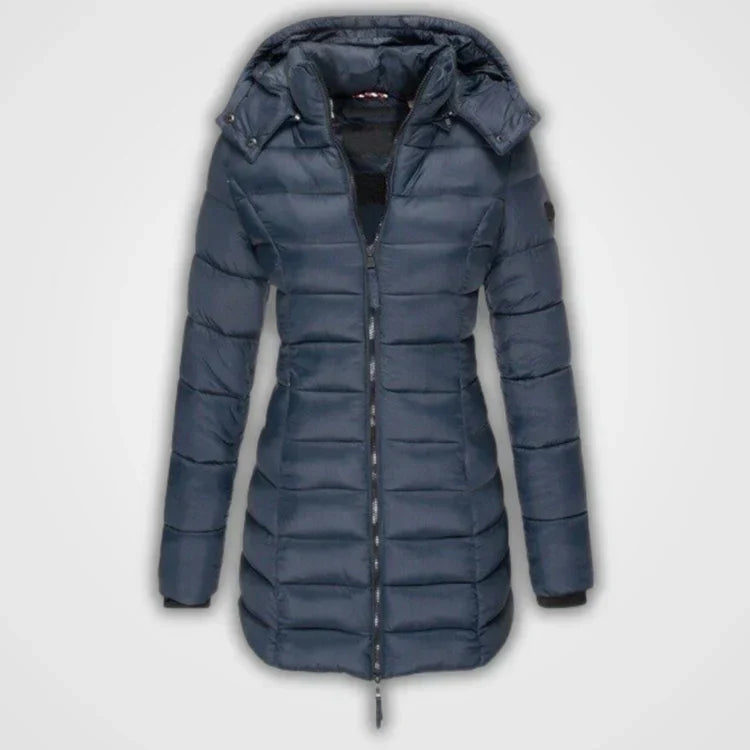 Manteau D'hiver Élégant à Capuche pour Femme