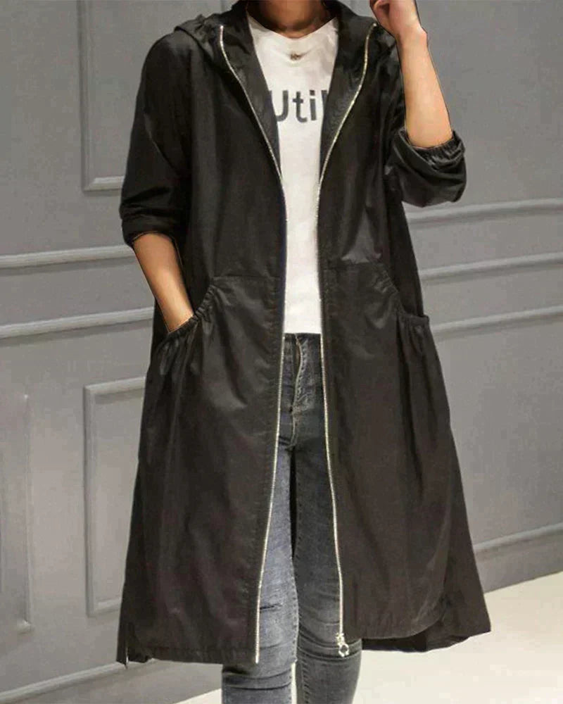 Manteau de Pluie Femme Élégant et Léger