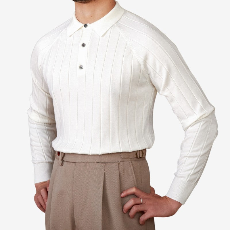 Chemise Élégante à Manches Longues avec Col Italien