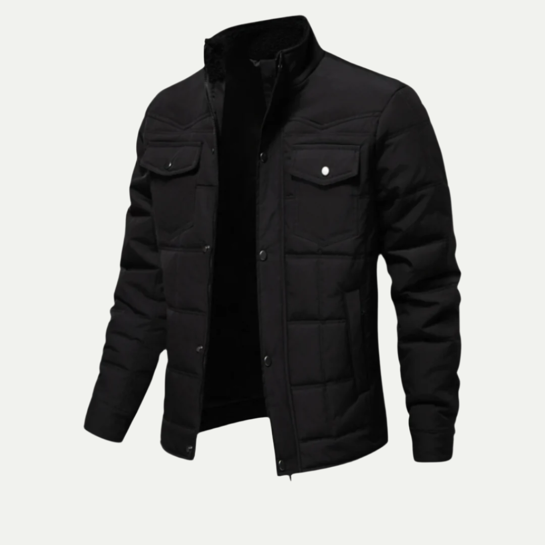 Veste Hiver Douillette avec Capuche pour Homme