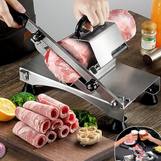 Trancheuse de Cuisine Élégante avec Poignée Ergonomique - LuxeStyle