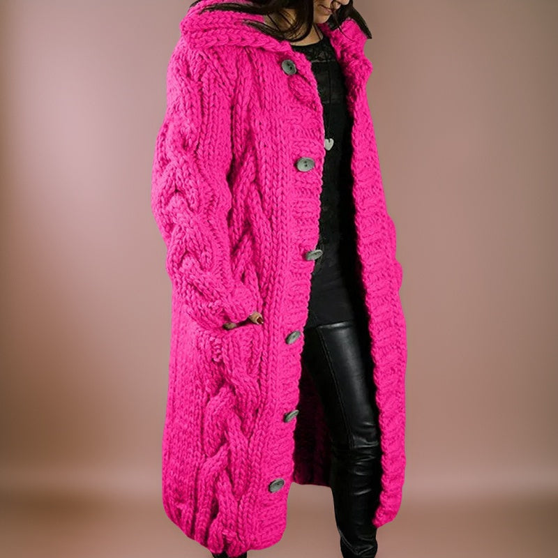 Cardigan Femmes Long et Doux