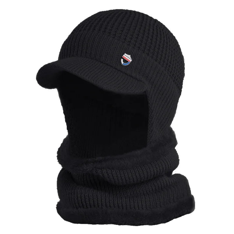 Casquette d'Hiver Douillette avec Cache-Oreilles pour Homme
